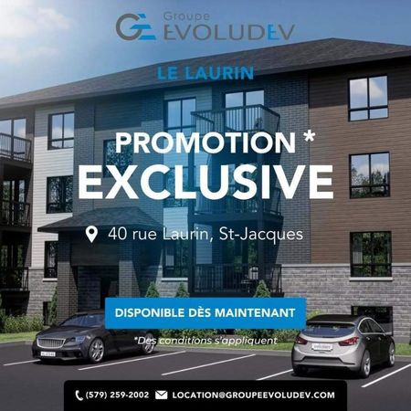 Le Laurin | 4 ½ - 5 ½ récents à louer, Saint-Jacques - Photo 3