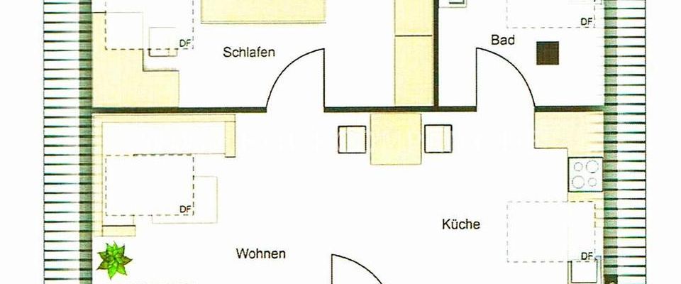 Möbliert/Furnished 2-Zimmer Dachgeschoß Apartment in Wilsdruffer Vorstadt/Seevorstadt-West max. 2 Personen - Foto 1