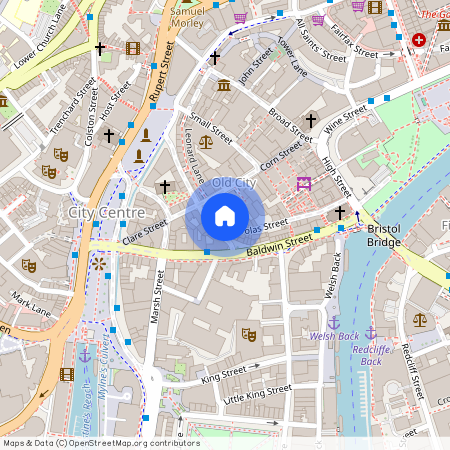 St Nicholas Street, BS1 1TP, Bristol, Bristol