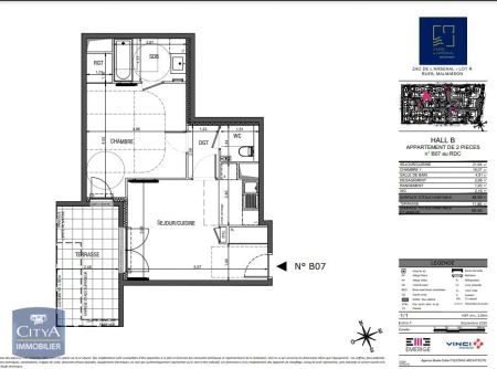 Appartement à louer 2 pièces 48.59m² - Photo 5