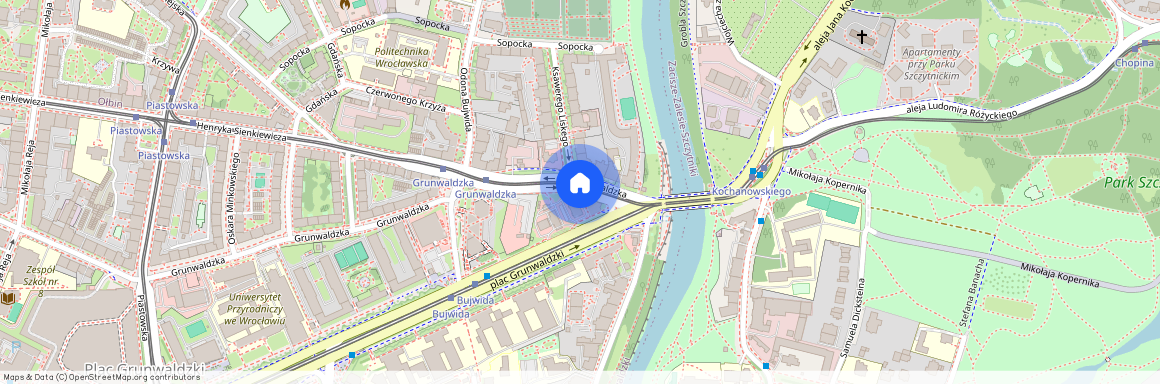 ul. Grunwaldzka, Plac Grunwaldzki, Śródmieście, Wrocław, dolnośląskie