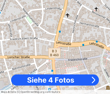 Heppenheim-Altstadt: 3-Zimmer-Wohnung mit Terrasse in historischem ... - Foto 1