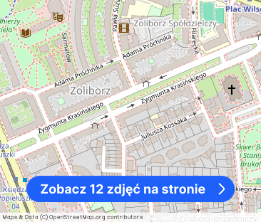 Żoliborz klimatyczne studio w kamienicy monitoring - Zdjęcie 1