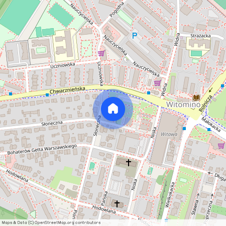 ul. Bohaterów Getta Warszawskiego, Witomino-Leśniczówka, Gdynia, pomorskie