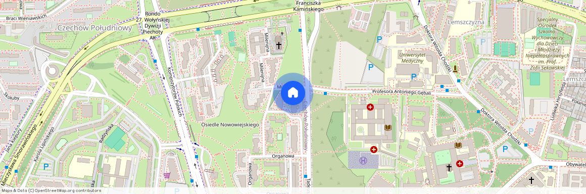 Czechów Północny, Organowa, Lublin