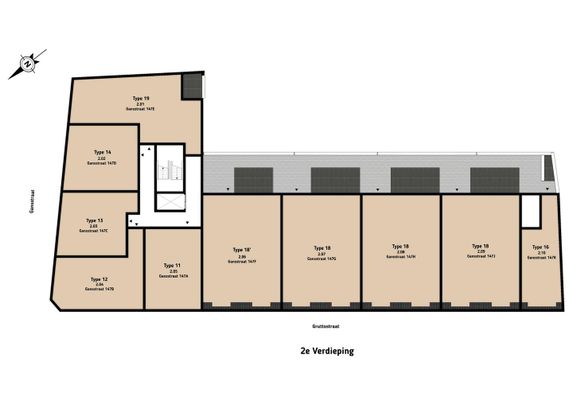 Appartement te huur: Gansstraat 147-F 3582 EG Utrecht - Photo 1