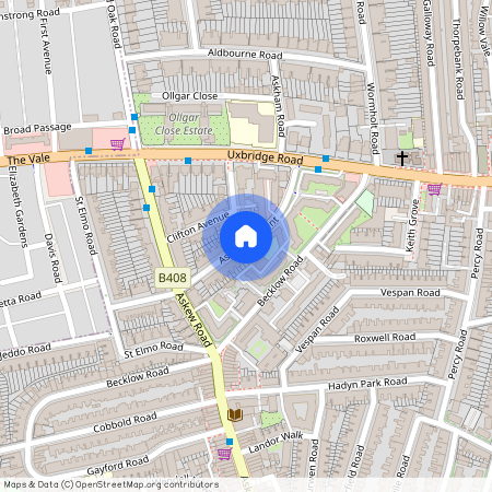 Becklow Gardens, Shepherds Bush London, W12