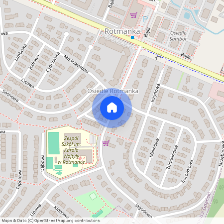 ul. Aleja Piłsudskiego, Rotmanka, Pruszcz Gdański, gdański, pomorskie