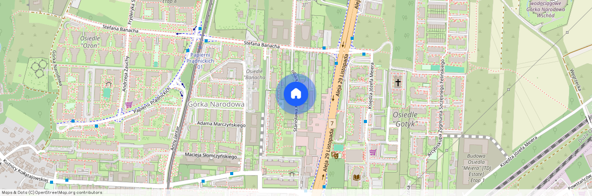 ul. Stanisława Kostki Potockiego, Górka Narodowa, Prądnik Biały, Kraków, małopolskie