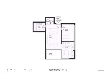 Appartement de 2,5 pièces dans le centre de Buchs - Photo 2