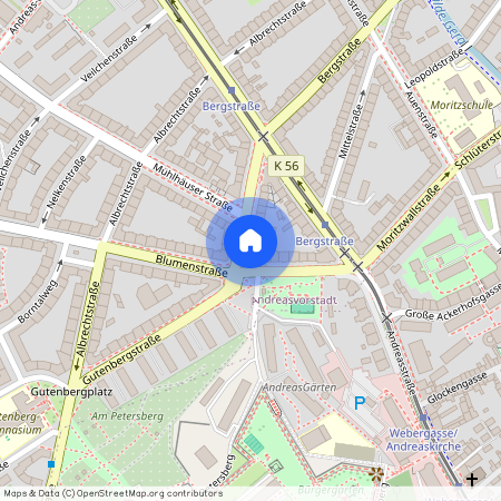 Bergstraße, 40, 99092, Erfurt / Andreasvorstadt