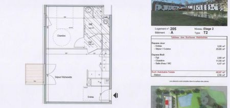 Location Appartement 2 pièces 43m² BIHOREL 76420 - Photo 2