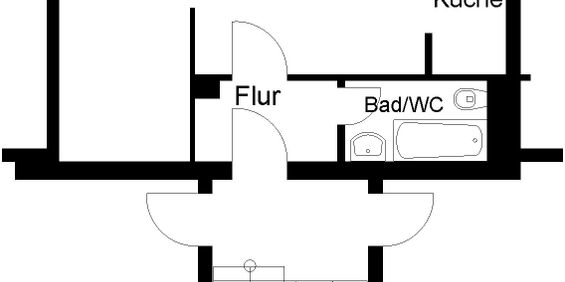 + 1 Zimmer mit großem Balkon + - Foto 3