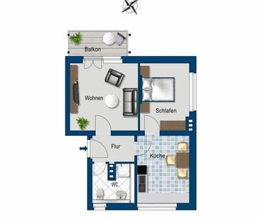 Frisch renoviert! - Foto 1