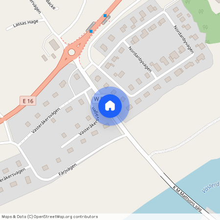 Västeråkersvägen, Mockfjärd