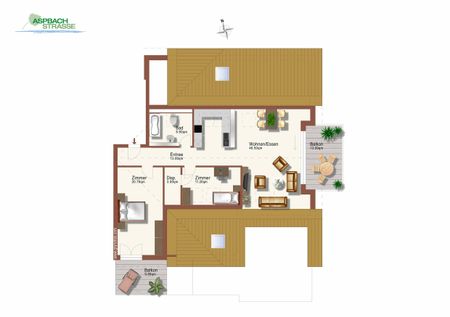 Grosszügige Dachwohnung mit Liftzugang - Photo 3