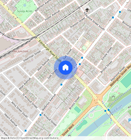 ** Waterloo Avenue, Guelph, ON, Canada