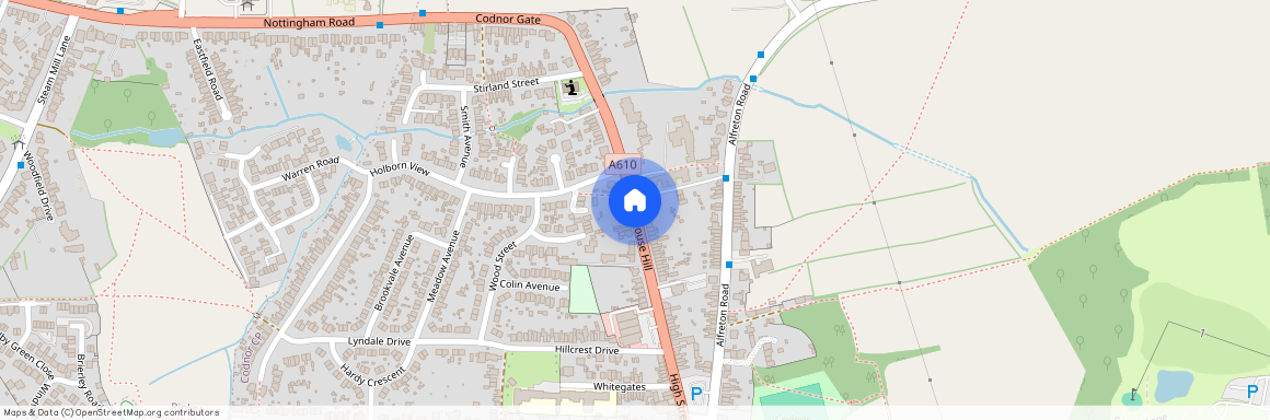 Glass House Hill, Codnor, Ripley, DE5