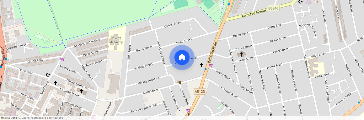 NN1 3QR, Northampton