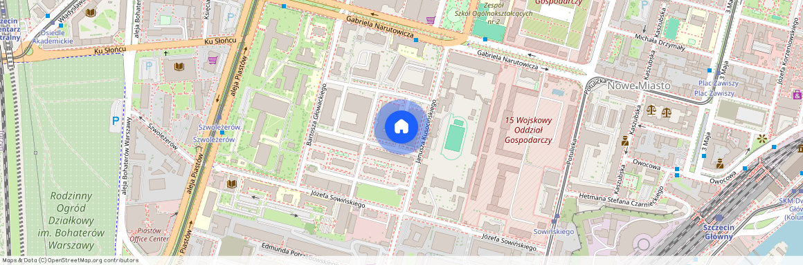 ul. Bartosza Głowackiego, Nowe Miasto, Śródmieście, Szczecin, zachodniopomorskie