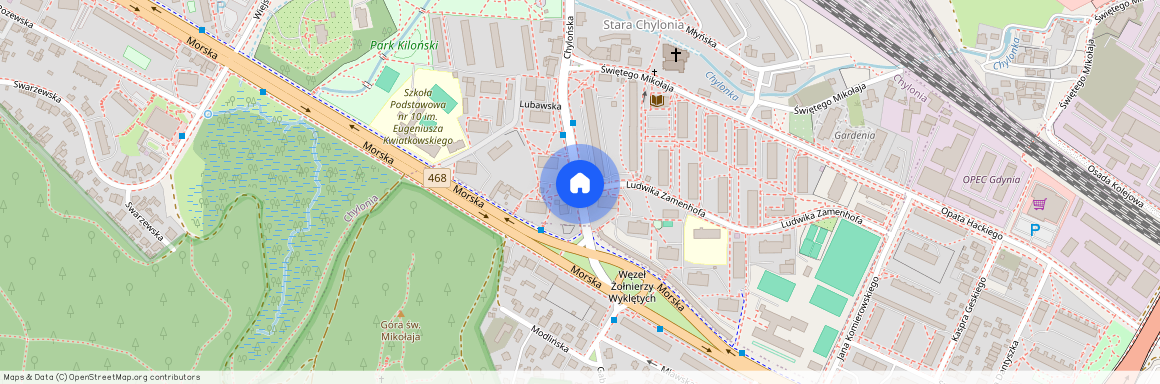 ul. Ludwika Zamenhofa, Chylonia, Gdynia, pomorskie