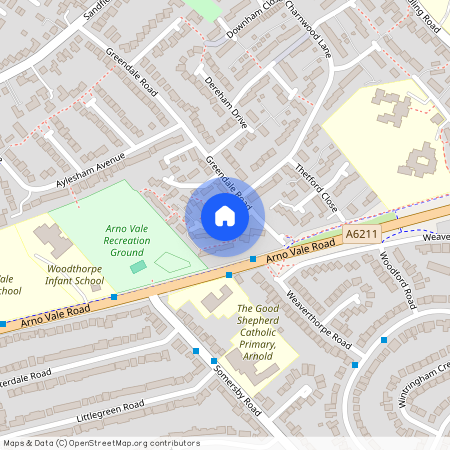 Honingham Close, Arnold