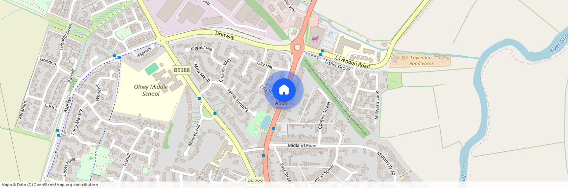 Kensington Place, Wellingborough Road, Olney, MK46