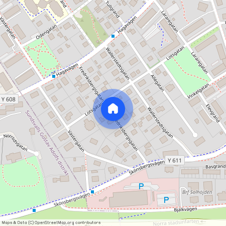 Fredriksbergsgatan, Sundsvall