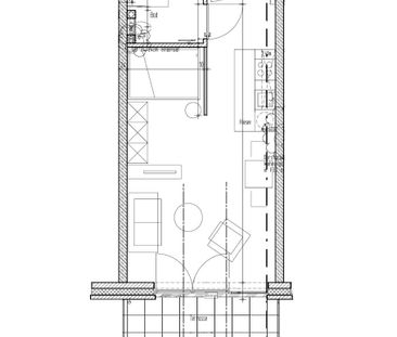 6037 - Attraktive 1-Zimmer-Erdgeschosswohnung mit EBK & Terrasse in... - Photo 1