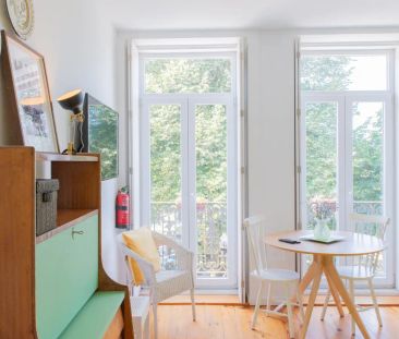 Studio for rent in Porto, furnished, balcony available. - Photo 5