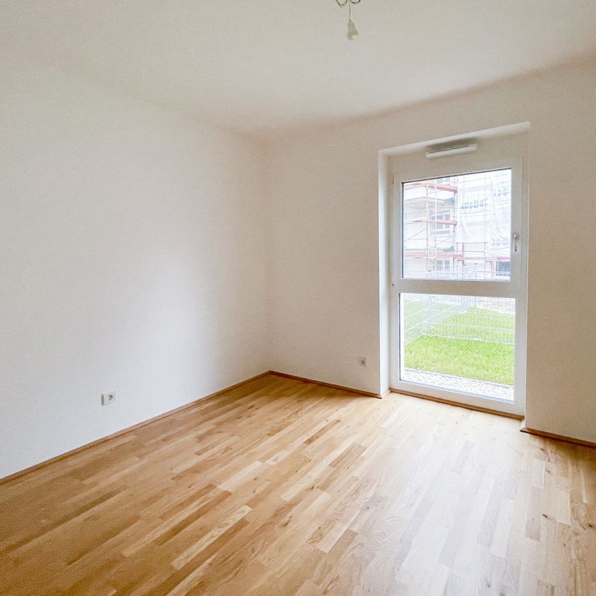 Geförderte 3-Zimmer-Wohnung mit Tiefgaragenparkplatz , Terrasse & Garten in Gallspach. Erstbezug! - Foto 1