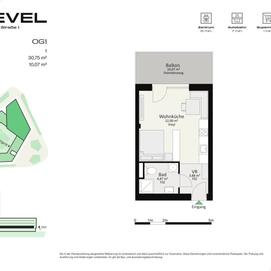 LEVEL GRAZ – Lebensgefühl auf höchstem Niveau - Photo 1