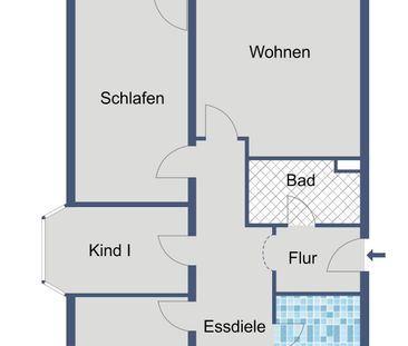 *WBS erforderlich* Familienwohnung sucht Nachmieter! - Photo 2