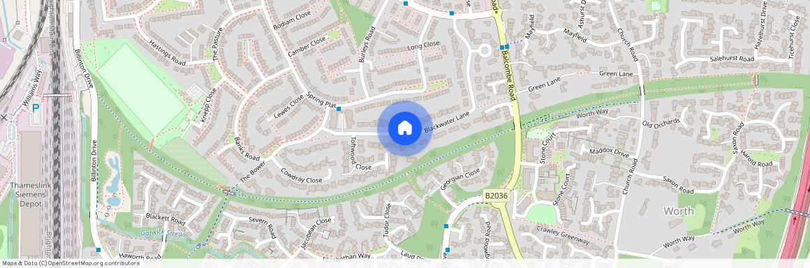 Blackwater Lane, Pound Hill, Crawley