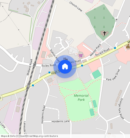 High Street, Chapel-En-Le-Frith, High Peak, SK23