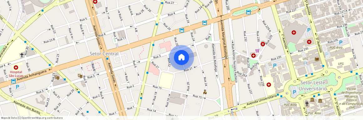 Rua 20, Setor Central, Goiânia - GO, 74030-060, Brazil