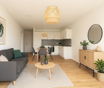 *ERSTBEZUG* Moderne 2-Zimmer Wohnung in Kochernähe mit Wohlfühlfakt... - Photo 1
