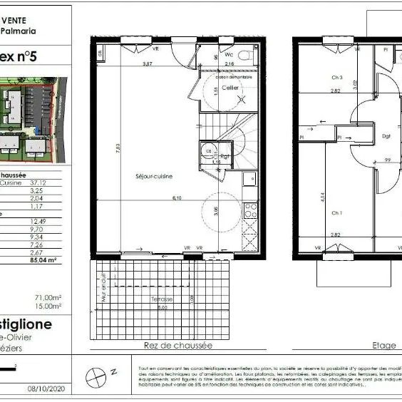 Appartement à louer 4 pièces 85.04m² - Photo 1