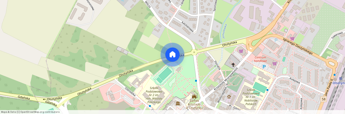 Mazurska, Olsztyński, Olsztynek