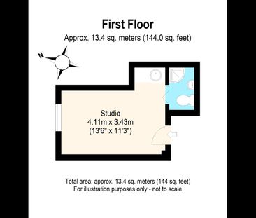 Bedsit, Sandringham Road, E8 - Photo 3