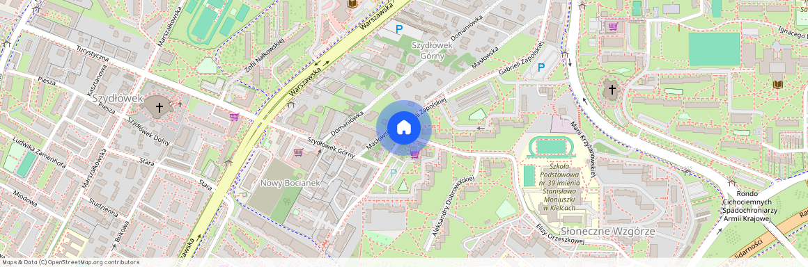 ul. Elizy Orzeszkowej, Osiedle Słoneczne Wzgórze, Kielce, świętokrzyskie