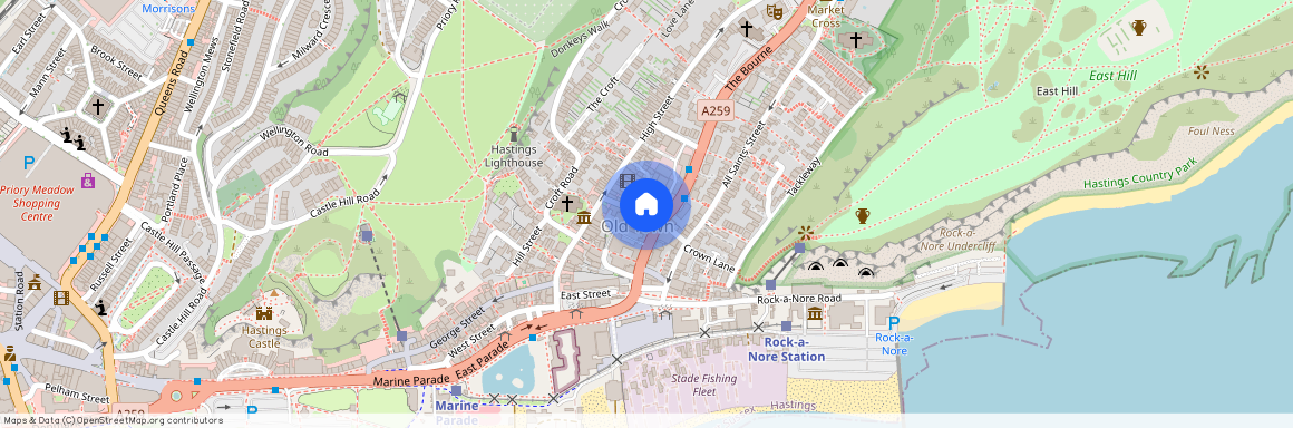 Courthouse Street, Hastings, TN34