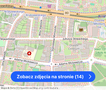 Dwupokojowe mieszkanie z balkonem w centrum – zdjęcie 1