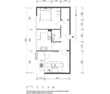 Demnächst frei! 2-Zimmer-Wohnung in Kreuztal - Foto 1