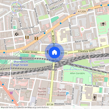 Cheshire Street, Brick Lane, E2, London