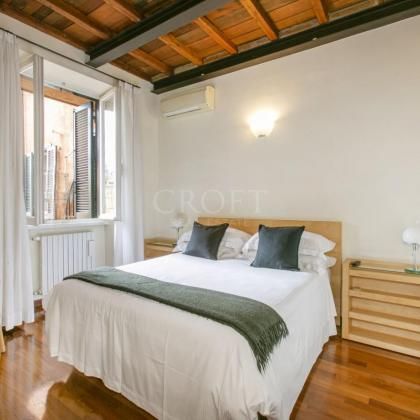 Spanish Steps .Charming two-room apartment with balcony and views over the rooftops of Rome . In residence with dayluy cleaning , A/C wifi , consierge. Rif #1948 - Photo 4