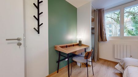 GALLIENI D Colocation 3 chambres à Grenoble - Photo 2