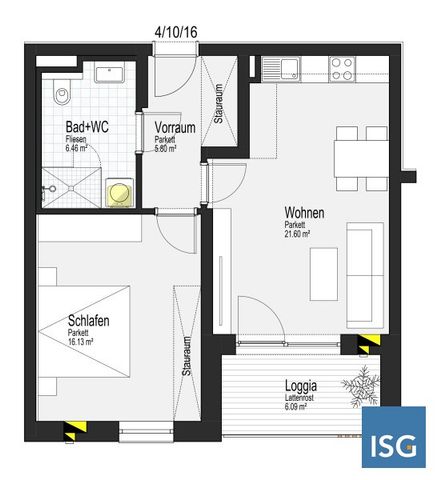 NEUBAU Erstbezug Mietkauf - 2-Zimmer mit Carport, Top 10 im 1. OG - Photo 5