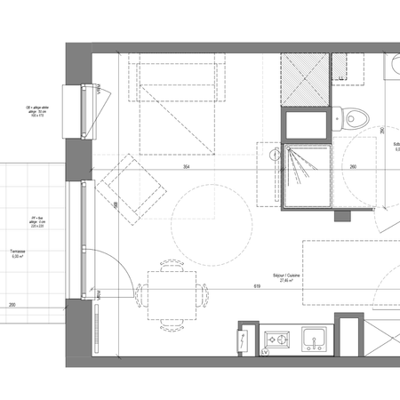 Location Appartement 1 pièce 33m² CROIX 59170 - Photo 4