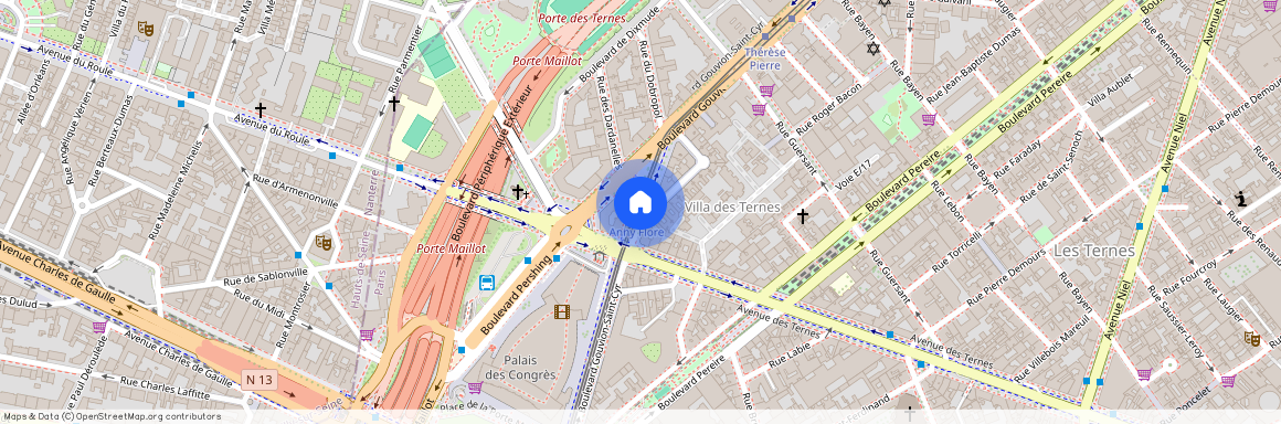 Rue Ruhmkorff et Boulevard Gouvion-Saint-Cyr 75017 Paris (17e arrondissement)